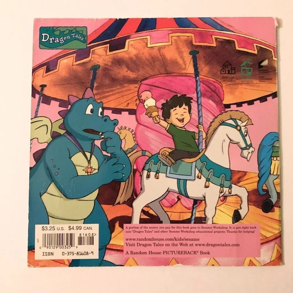 2002 Dragon Tales Too  Much Fun Random House Pictureback Book - Picture 15 of 16